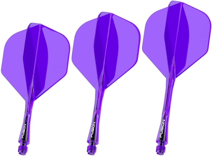 Winmau Fusion Purple NO2 - Dart Flights
