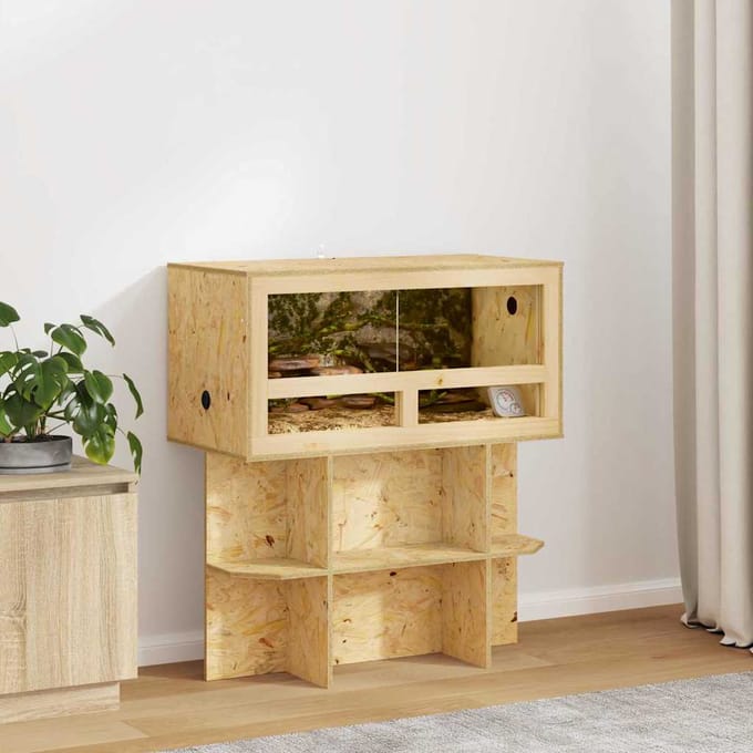 vidaXL Terrarium Bruin 80 x 40 x 40 cm OSB