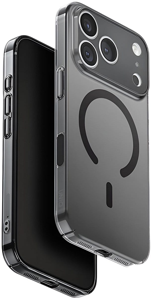 MagSafe hoes voor Apple iPhone 17, UNIQ, AirSuit MagClick, Zwart