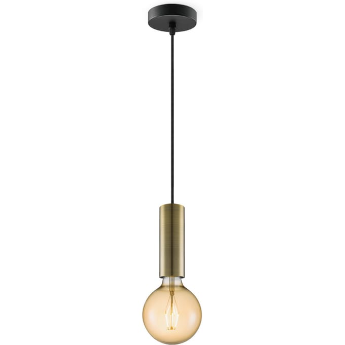 Home sweet home hanglamp Saga brons Globe g125 - amber