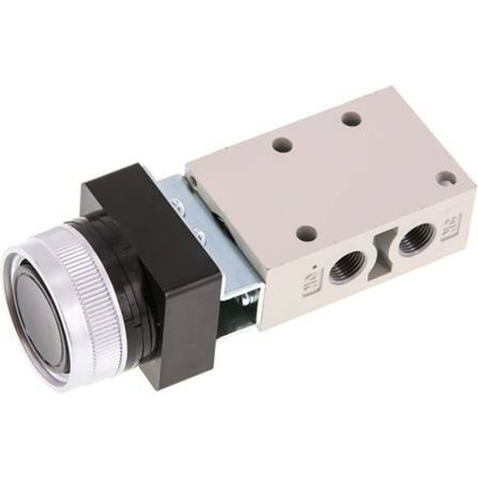 3/2 G1/8'' Knopbediend Ventiel Zwart 0-8bar/0-112psi YPC