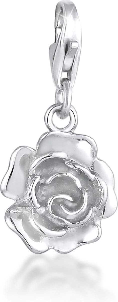 Nenalina - Bedel - Dames roos hanger in 925 sterling zilver - Dames