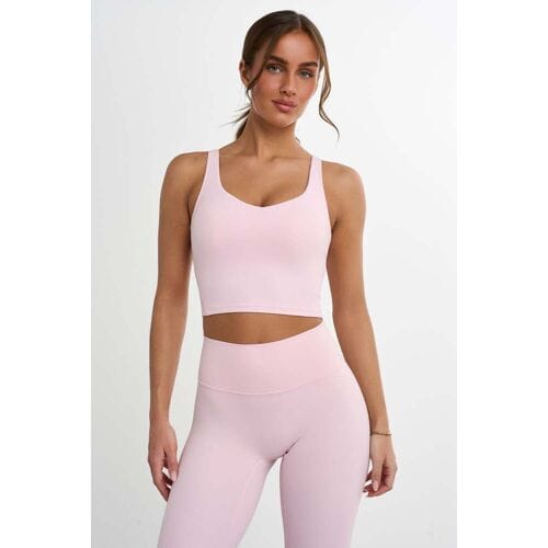 FAMME Softy Crop Top Pink M