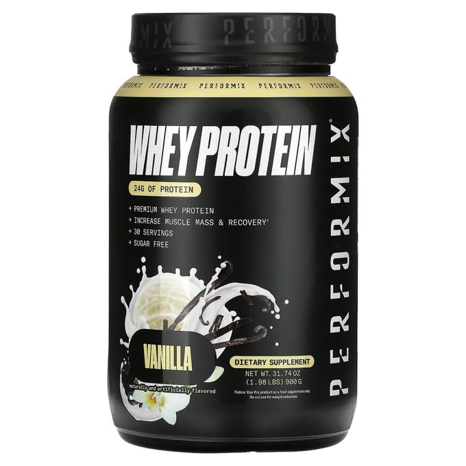 Performix, wei-eiwit, vanille, 1,98 lbs (900 g)