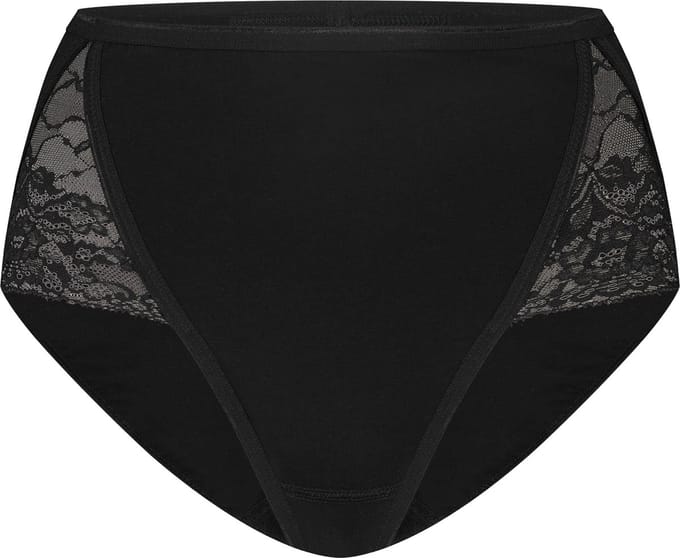 Ten Cate Basics high leg met kant zwart voor Dames | Maat M