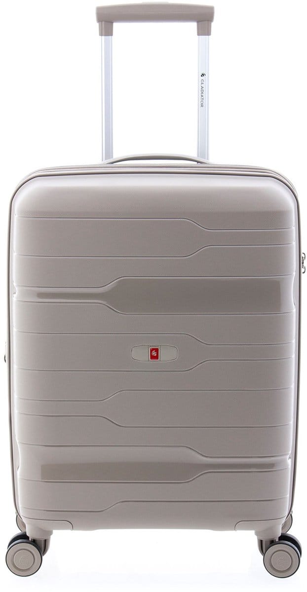Gladiator Boxing Handbagage Koffer 55 cm - 36/40 liter - Expandable - TSA slot - Beige