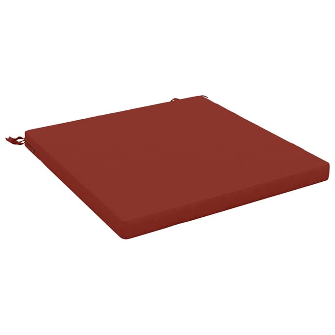vidaXL - 1-Piece - Zitkussen - SOEST - 100% - Polyester - Rood - 70 - x - 70 - x - 5 - cm