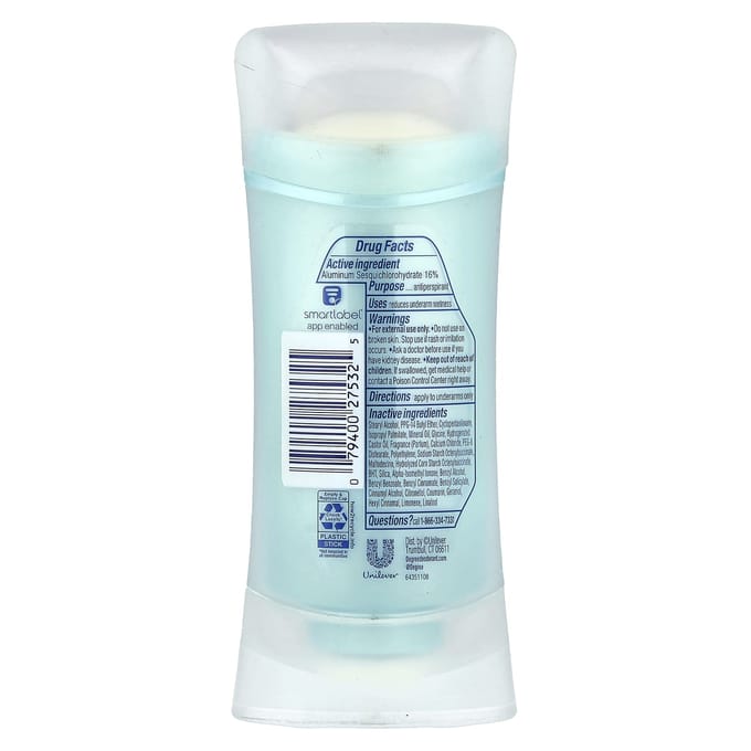 Geavanceerde, 72 H Door Lichaamswarmte Geactiveerde™, Antiperspirant Deodorant, Shea Poeder, 74G(2.6oz) white