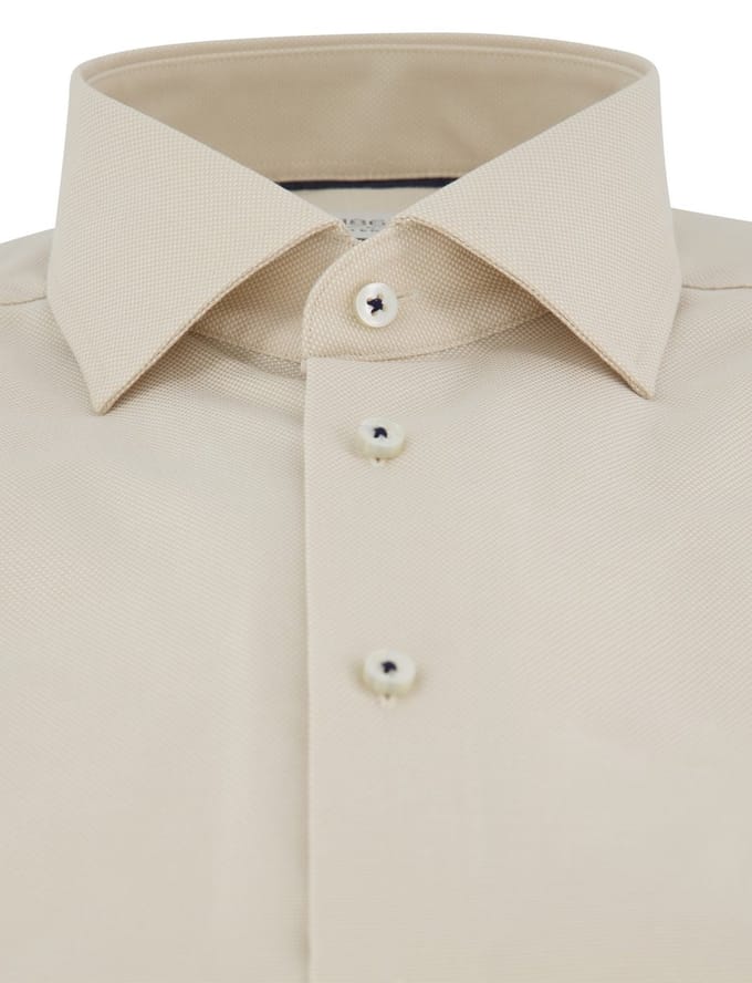 Beige katoenen overhemd Eterna 1863 Modern Fit