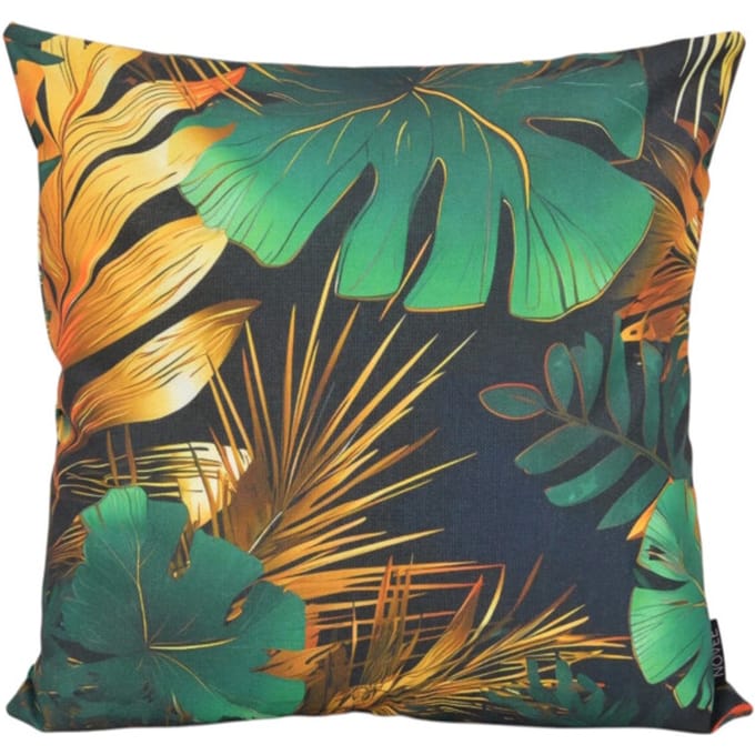 NOVÉE Sierkussen palm jungle #1 outdoor | 45 x 45 cm | katoen/polyester