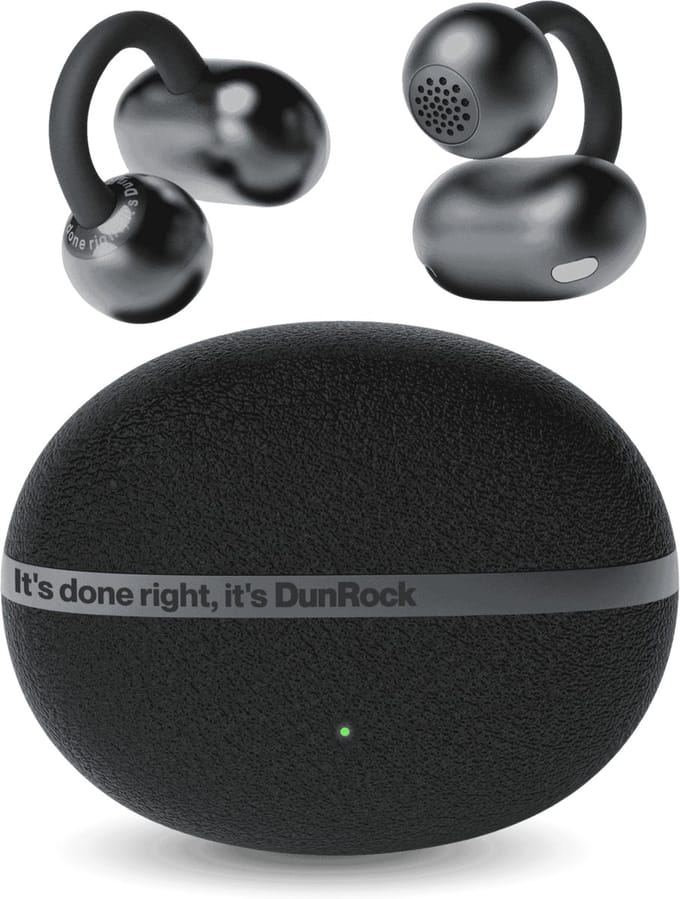 DunRock Clip - Earclips Bluetooth Oordopjes - Open Ear Draadloze oortjes