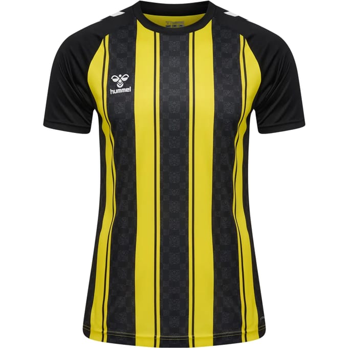 Hummel sportshirt Hmlmatch gestreept jersey S/S 233155