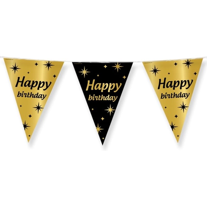 Paperdreams - Vlaggenlijn Classy Party - Happy Birthday (10 meter)