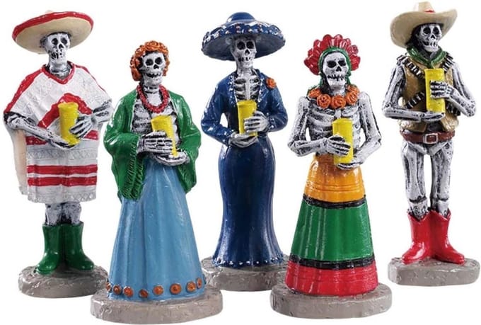 Lemax - Dia De Los Muertos Vigil -  Set Of 5