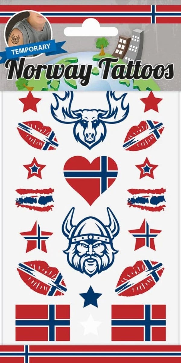 Plaktattoos Noorwegen