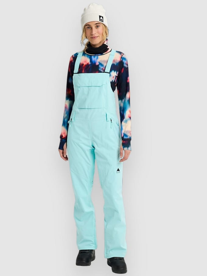 Burton Reserve 2l Stretch Slim Bib Broek Blauw L Vrouw