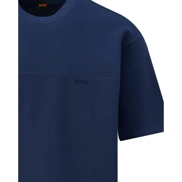 Regular fit T-shirt van katoenmix model 'TE_HIVE'