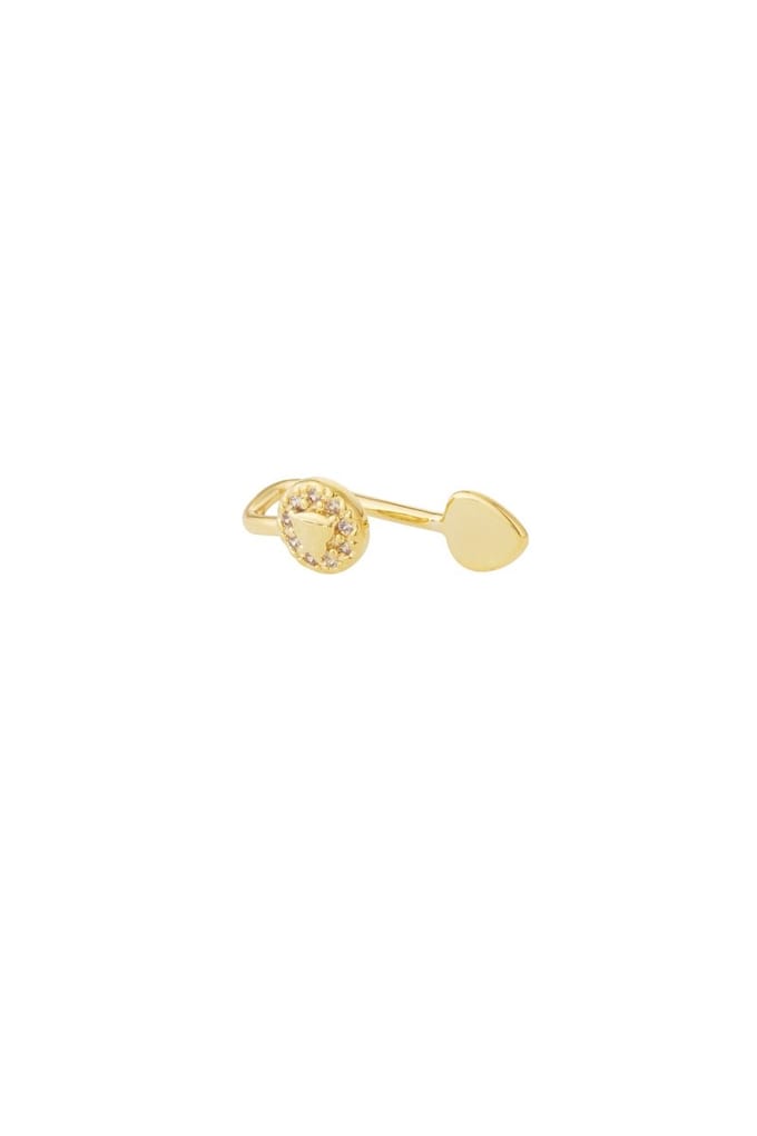 Neus- en oor cuff love - Verkleurt niet - Cadeau - Goudlief