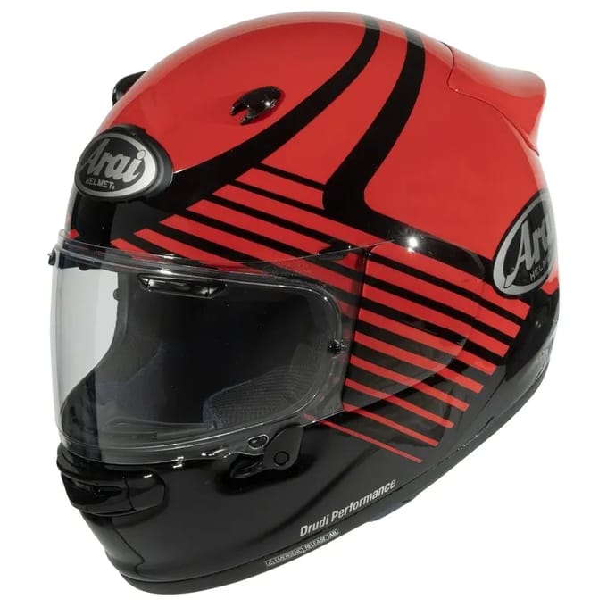 Volle motorhelm Arai Quantic - Flight Red