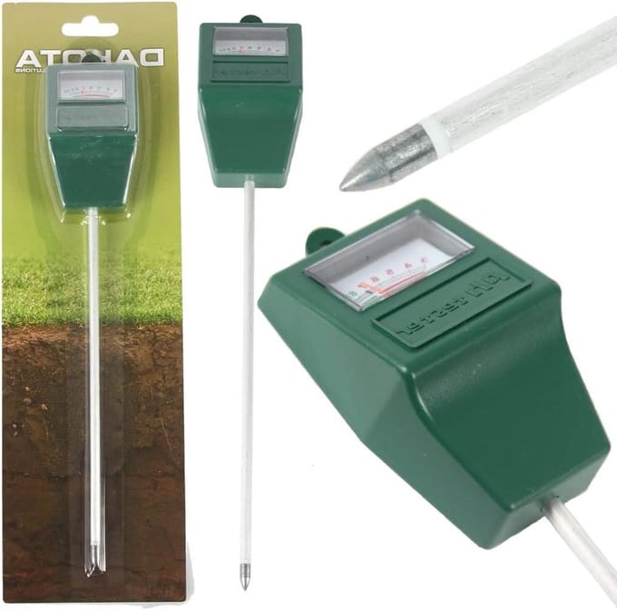 Meetinstrument tester pH-waarde van de bodem 19 cm pH-meter meetschaal 3-10