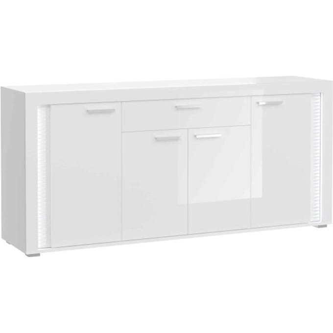 Skylight dressoir wit hoogglans MDF TZ Pasol grijs NB - 42x182x84cm