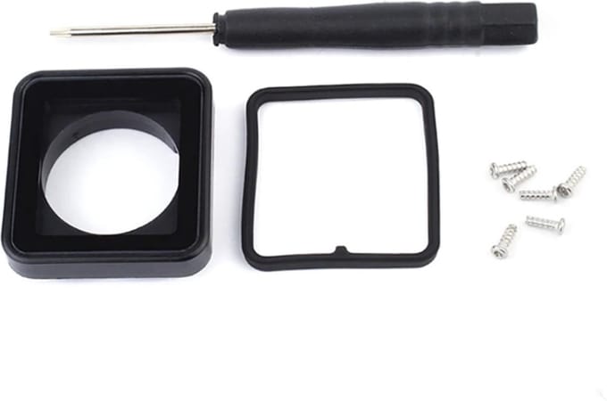 Replacement lens vervanging voor GoPro Hero 3/4 behuizing / Inclusief seal ring en schroevendraaier / HaverCo