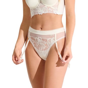Hooghoog Braziliaanse slip met afneembare jarretels voor dames Lisca Eminence Mariage