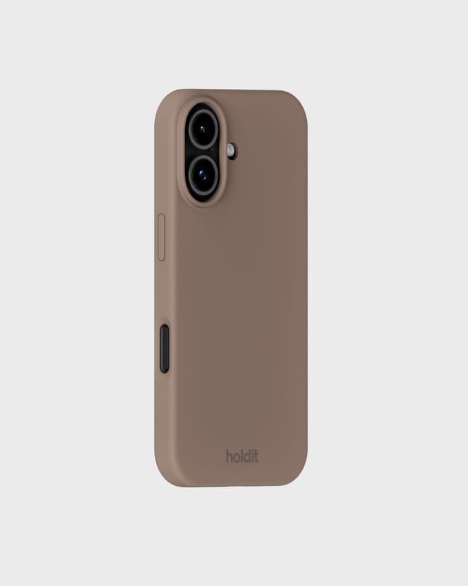 Holdit Silicone Case geschikt voor Apple iPhone 17 - Mocha Brown