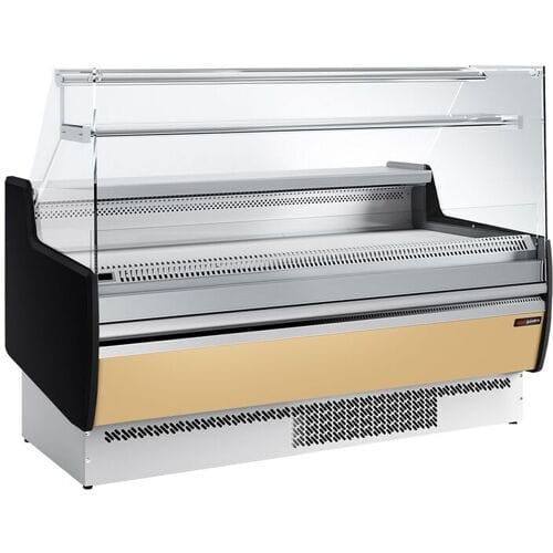 GGM Gastro Kühltheke - 1620mm - 1 Ablage - Frontblende Beige
