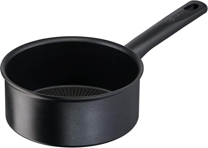 Kleine Antiaanbakpan van 18 cm met Thermosignaal - Geschikt voor Inductie