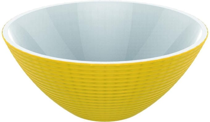 Zak!Designs Saladeschaal 2-Tone Acai - Ø 16 cm - 600 ml - Geel