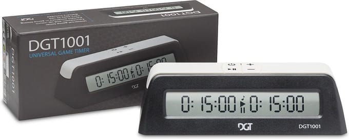 Dgt 1001 Noir - Horloge d'Échecs Pour Écoles Et Clubs