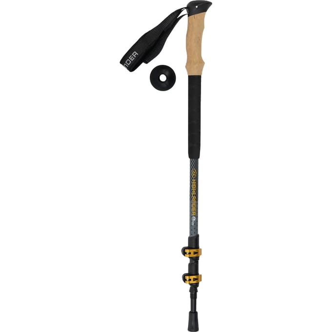 Highlander wandelstokken (set) Skye Carbon Fast-Lock - Grijs
