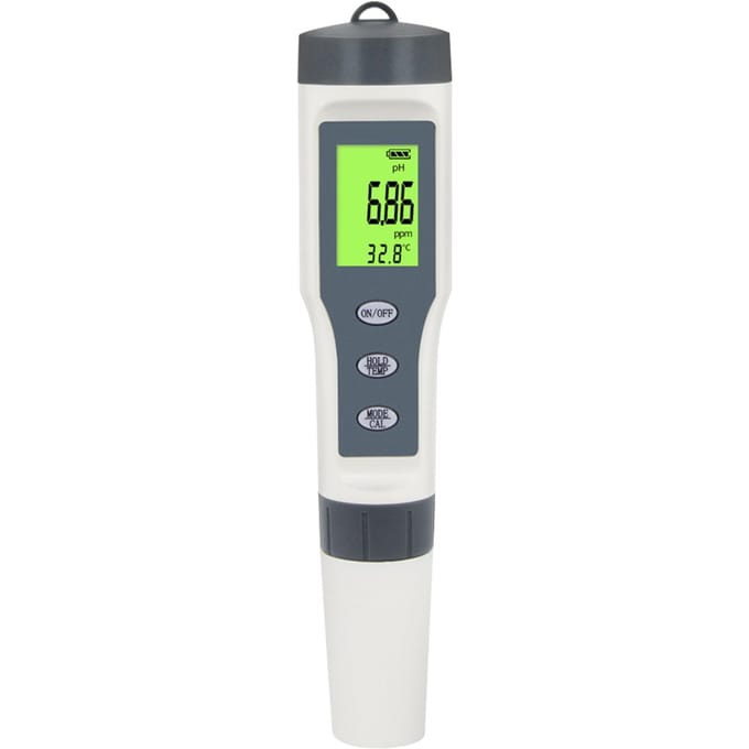 Digitale PH-meter met ATC 3-in-1 waterkwaliteitstester PH/temperatuurmeter totaal opgeloste vaste stoffen tester