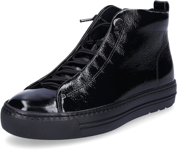 Paul Green 5283 Sneakers - Leer - Dames - Zwart - Maat 37,5