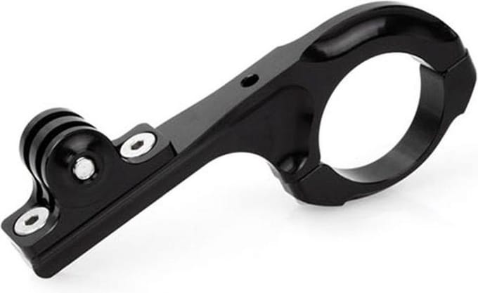Shop4 - GoPro HERO6 Fietshouder - Verlengde Stuurhouder Zwart