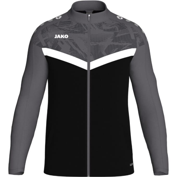 Jako Iconic Polyestervest Kinderen - Zwart / Antraciet | Maat: 152