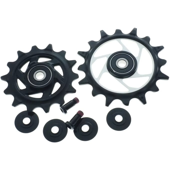 Sram Xxsl T-type Eagle Axs Derailleurwieltjes Set Voor Fietsen Zilver
