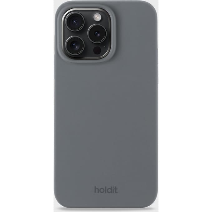 Phone Case Silicone Space Gray iPhone 15 Pro