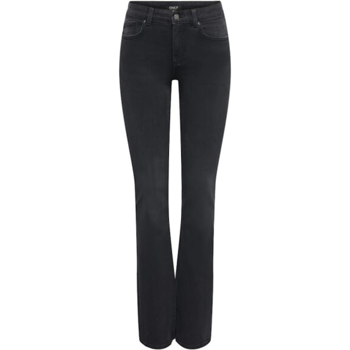 Only Onlblush mw flared smu dnm pim black denim