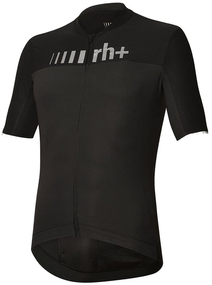 Rh+ Logo Korte Mouw Wielertrui Zwart S Man