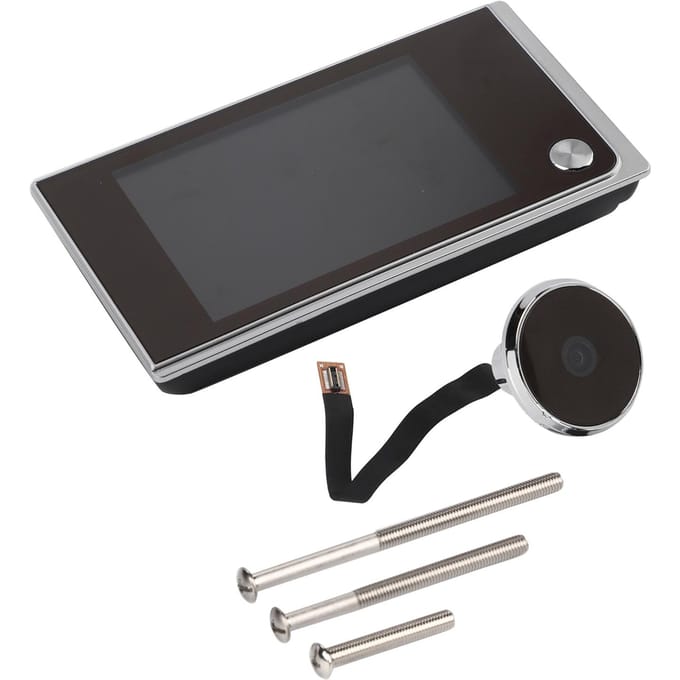3.5  LCD Digitale Video Deurspion Camera Huisbeveiligingssysteem wit