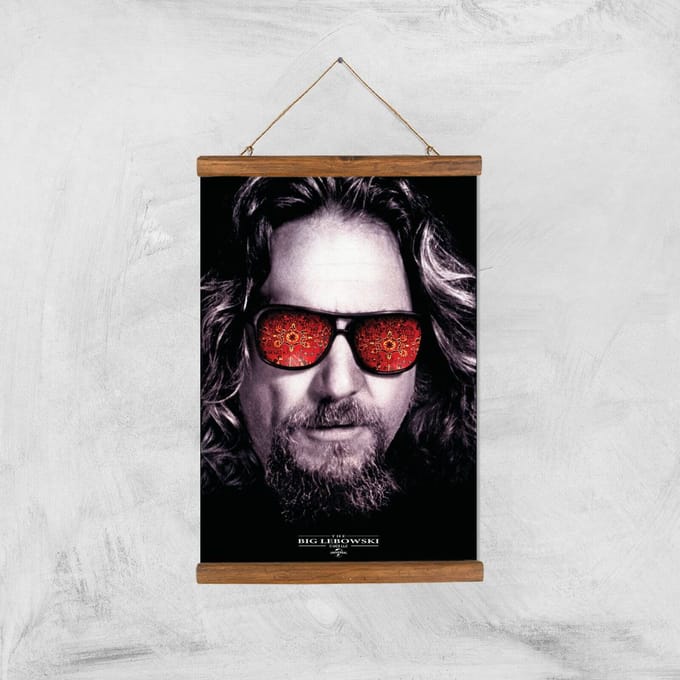 The Big Lebowski Giclee Art Print - A3 - Wooden Hanger
