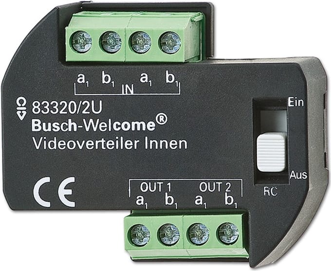 Busch-Jaeger Videoverdeler binnen UP, 2-voudig (83320/2 U), 2CKA008300A0042