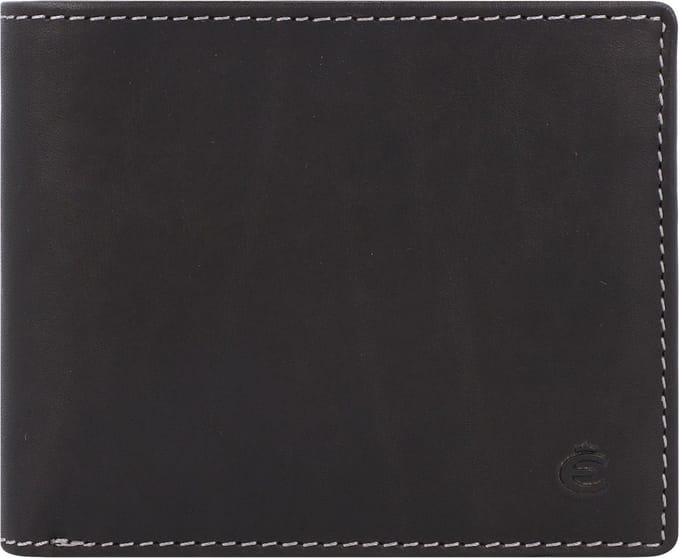 Esquire Dallas Portemonnee Leer 10 cm - Jongens - Horizontaal - schwarz