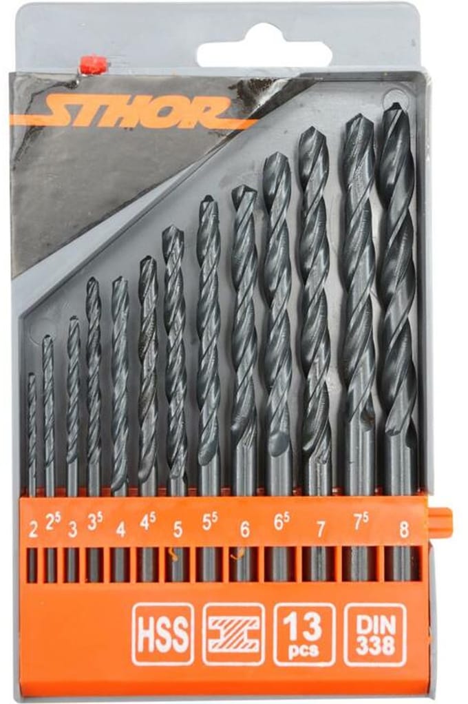 Sthor Universeel - Metaalborenset - 13-delig - 2.0-8.0 mm - Voor Metaal