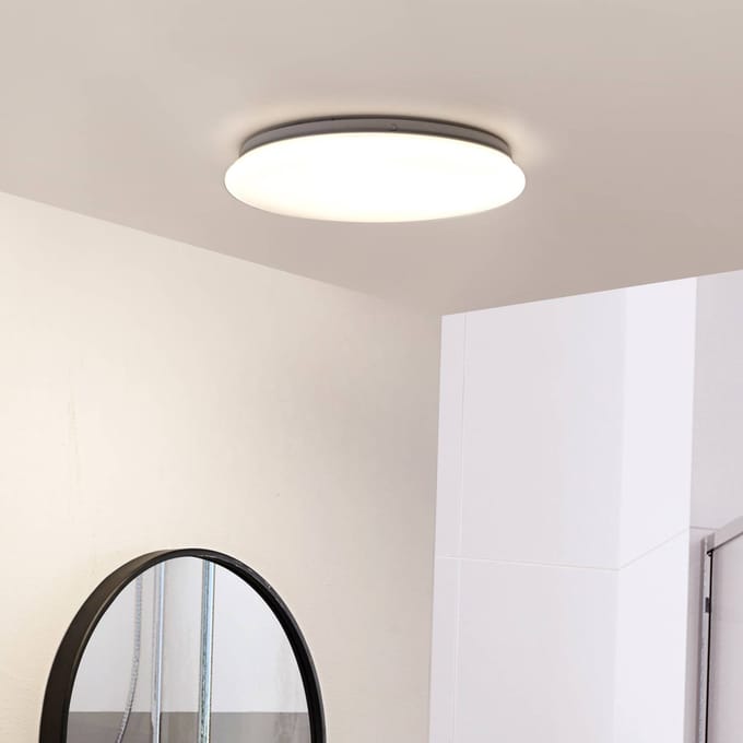 Lindby LED plafondlamp Eovi, Ø 33 cm, wit, 4.000 K