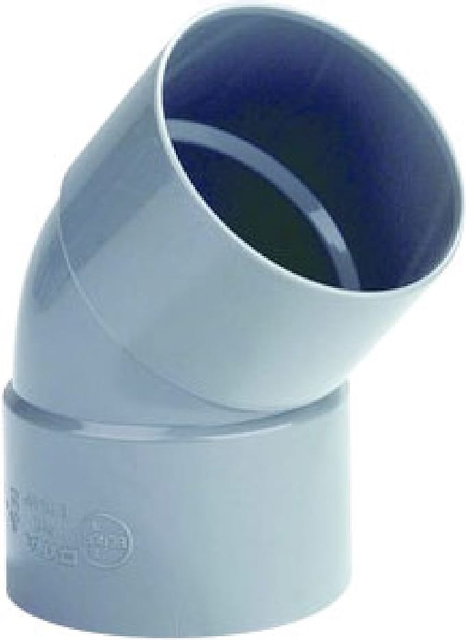 Pipelife pvc bocht 45 2xmof 40 l