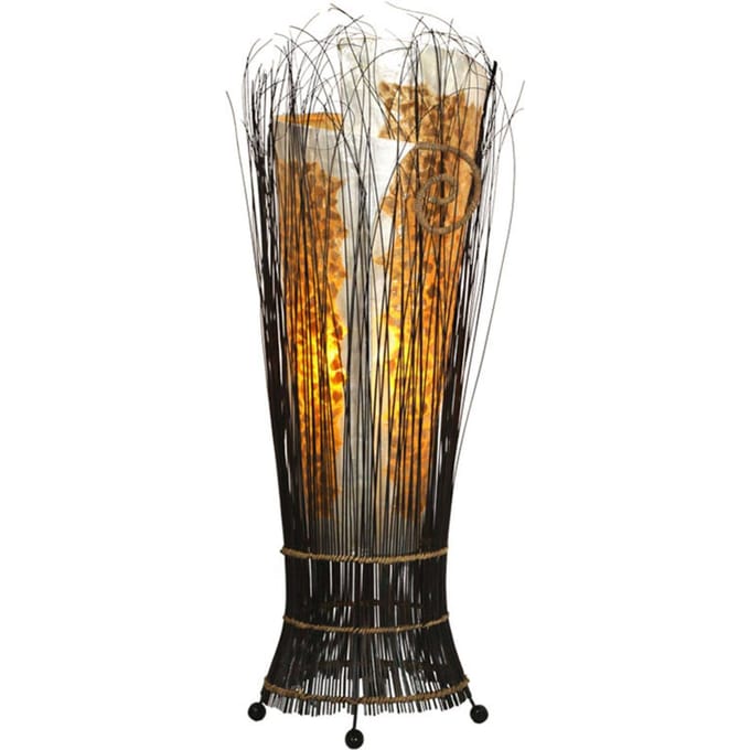 Woru Exotische vloerlamp Yuni 70 cm