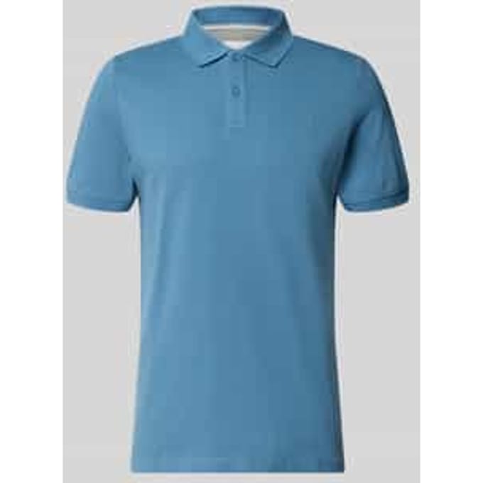 Katoenen piqué polo met geborduurd logo s.Oliver
